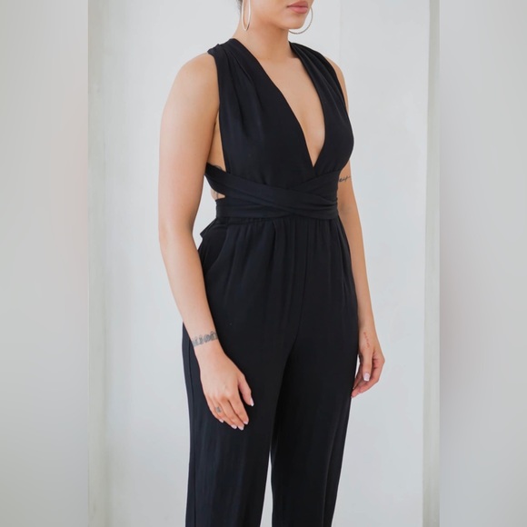 🖤 Follow Me 🖤 Maria Self-Tie Jumpsuit (S) - Picture 2 of 5